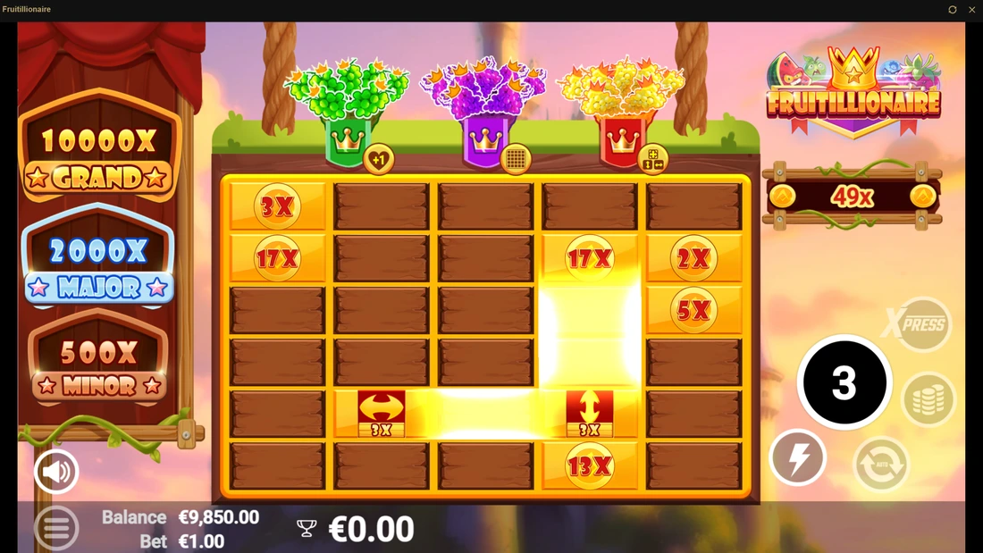 Fruitillionaire Bonus Game