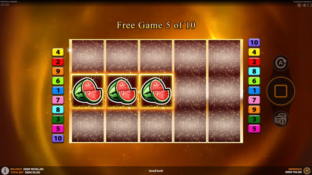 FruityLiner Supreme - Free Spins