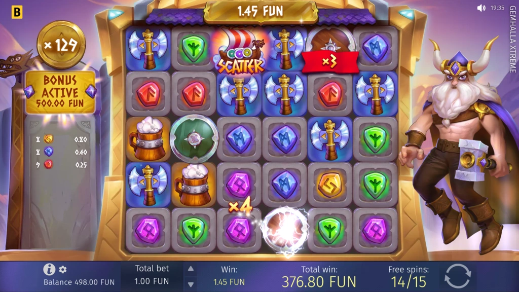 Gemhalla Xtreme - Super Free Spins