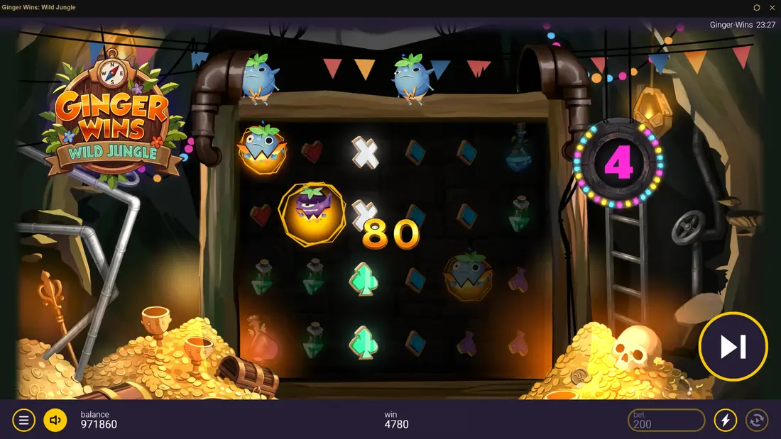 Ginger Wins Wild Jungle Free Spins