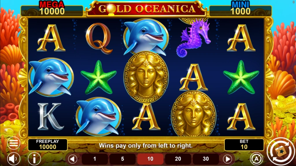 Gold Oceanica Hold And Win - Base Game