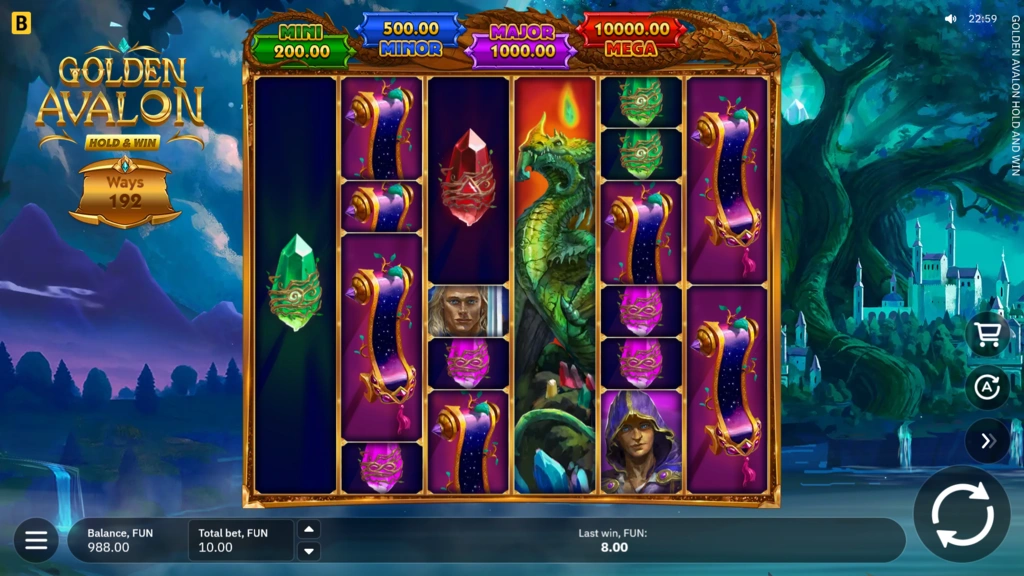 Golden Avalon Hold and Win - Base Game