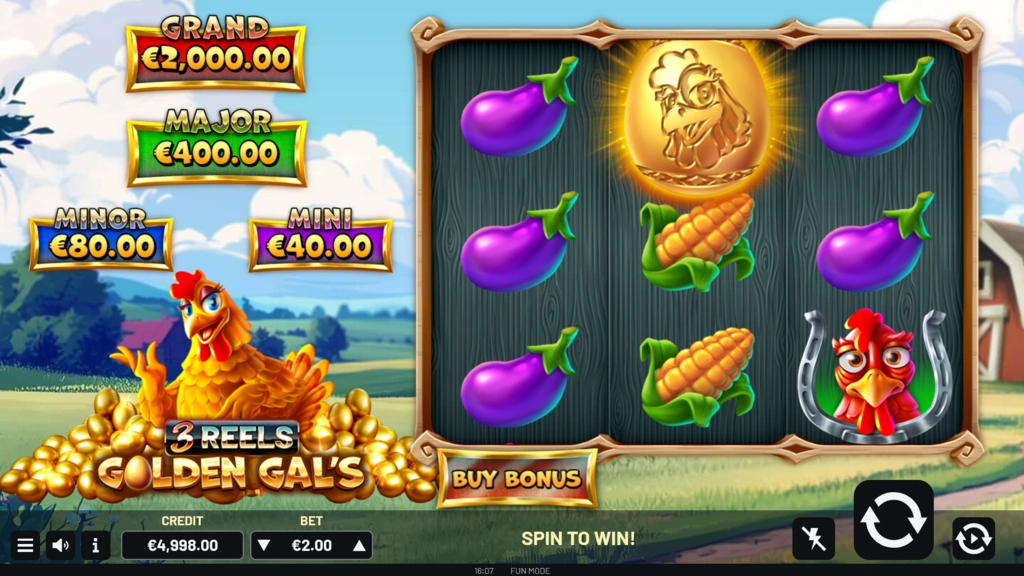 Golden Gals 3 Reels - Base Game