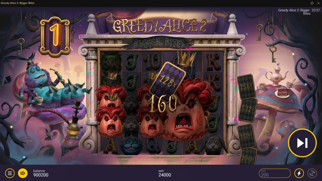 Greedy Alice 2 Bigger Bites Super Free Spins