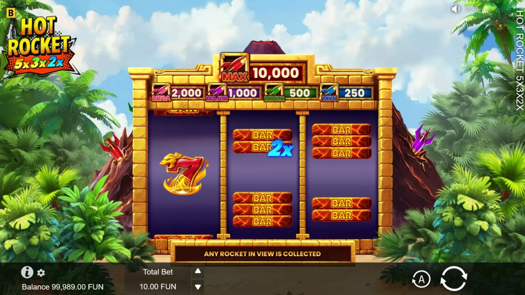 HOT ROCKET 5x 3x 2x - Base Game