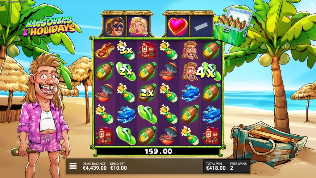 Hangovers and Holidays Free Spins Hangovers and Holidays Free Spins