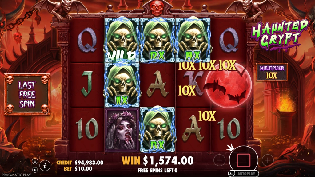 Haunted Crypt - Super Free Spins