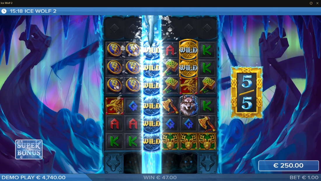 Ice Wolf 2 Super Bonus