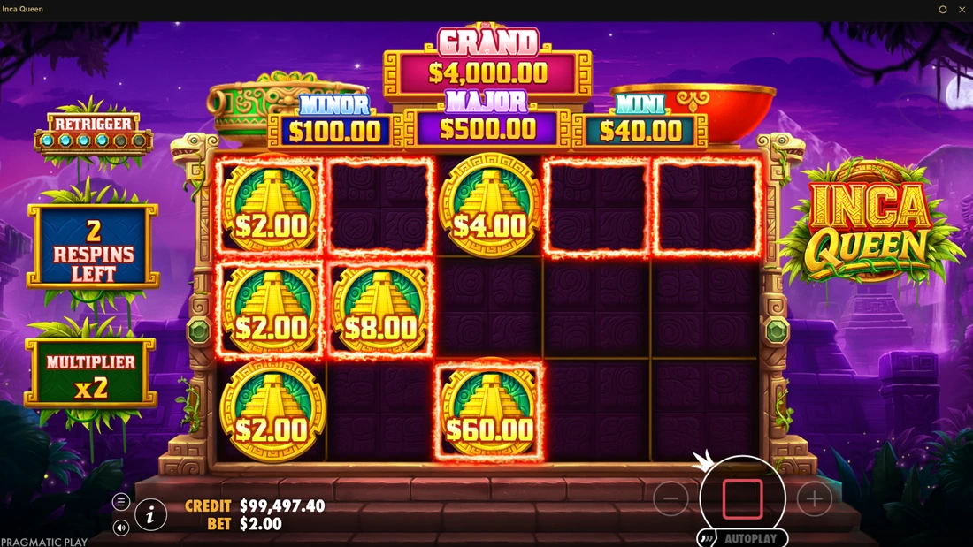 Inca Queen Money Respins