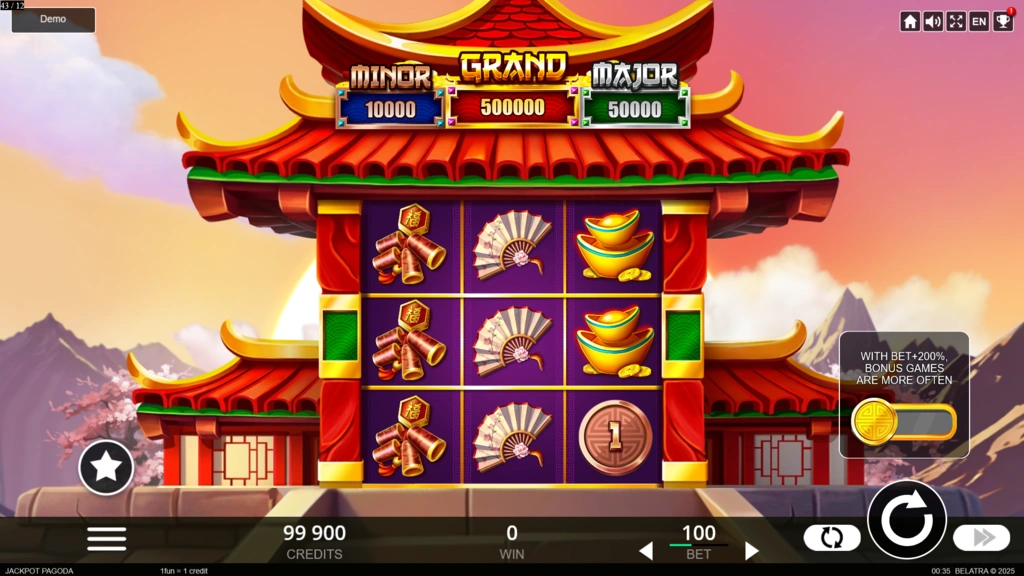 Jackpot Pagoda - Base Game