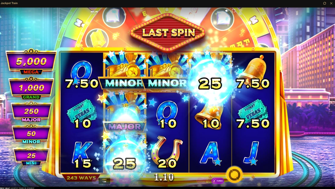 Jackpot Train Free Spins