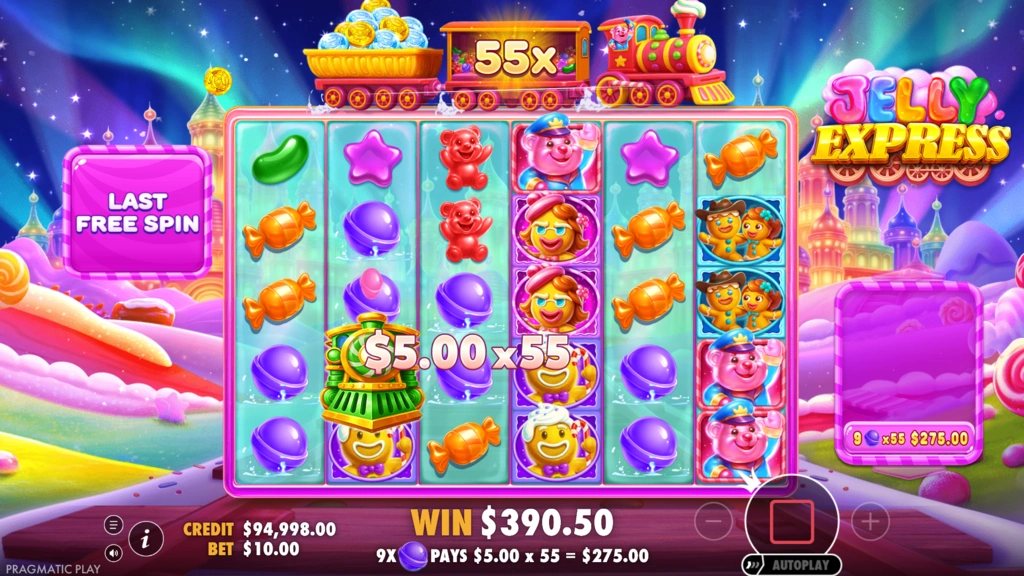 Jelly Express Super Free Spins