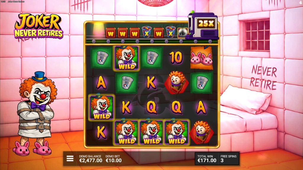 Joker Never Retires Free Spins