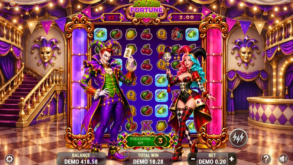 Jokers Fortune Super Free Spins