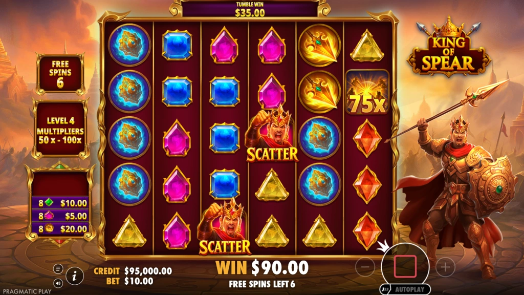 King of Spear - Free Spins
