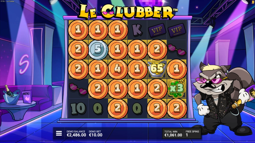 Le Clubber Free Spins
