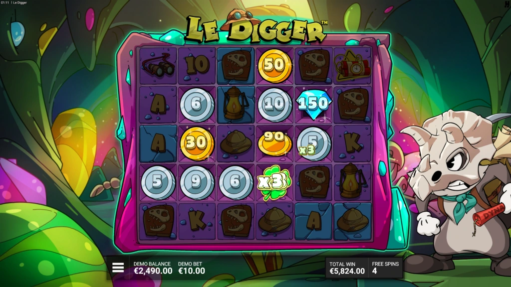 Le Digger - 5 Scatters Hidden Epic Bonus