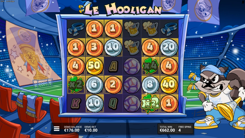 Le Hooligan - 4 Scatters Free Spins