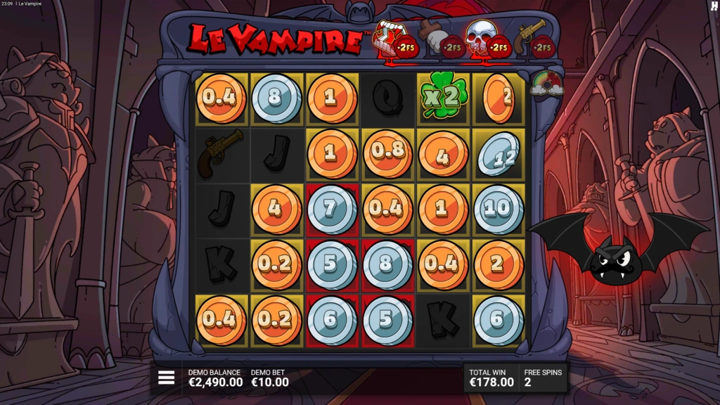 Le Vampire Free Spins