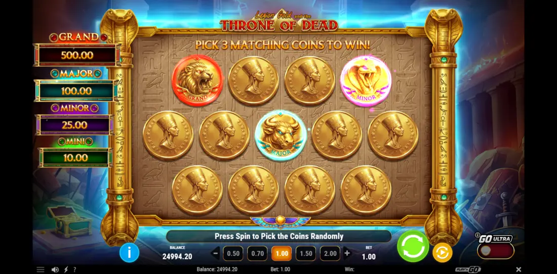 Legion Gold and the Throne of Dead Picker Game