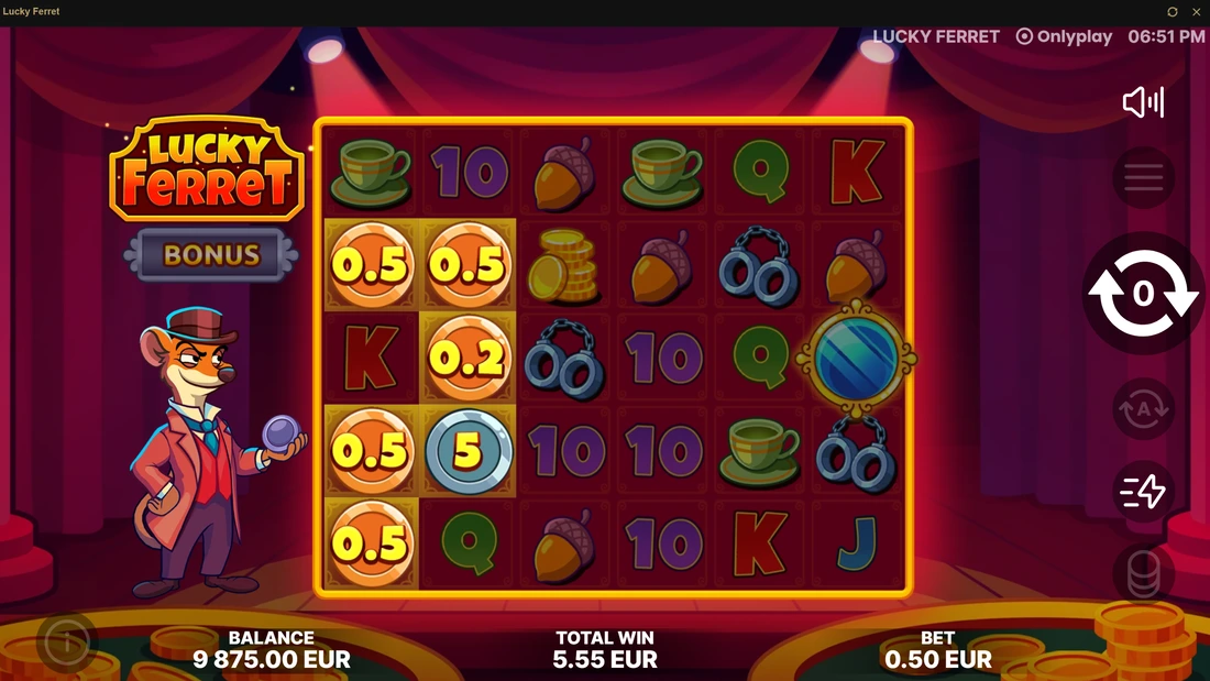 Lucky Ferret Free Spins