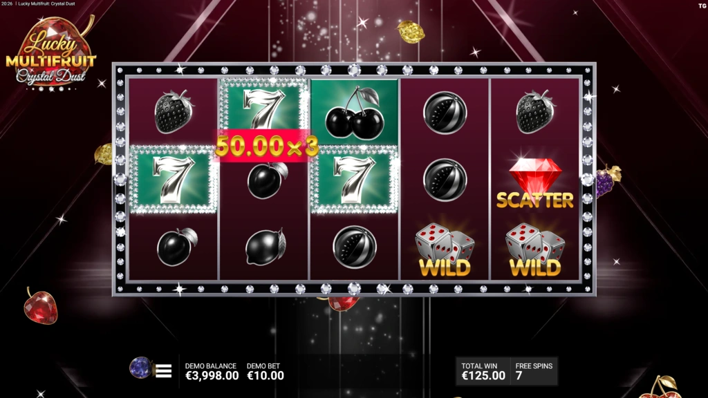 Lucky Multifruit Crystal Dust Free Spins
