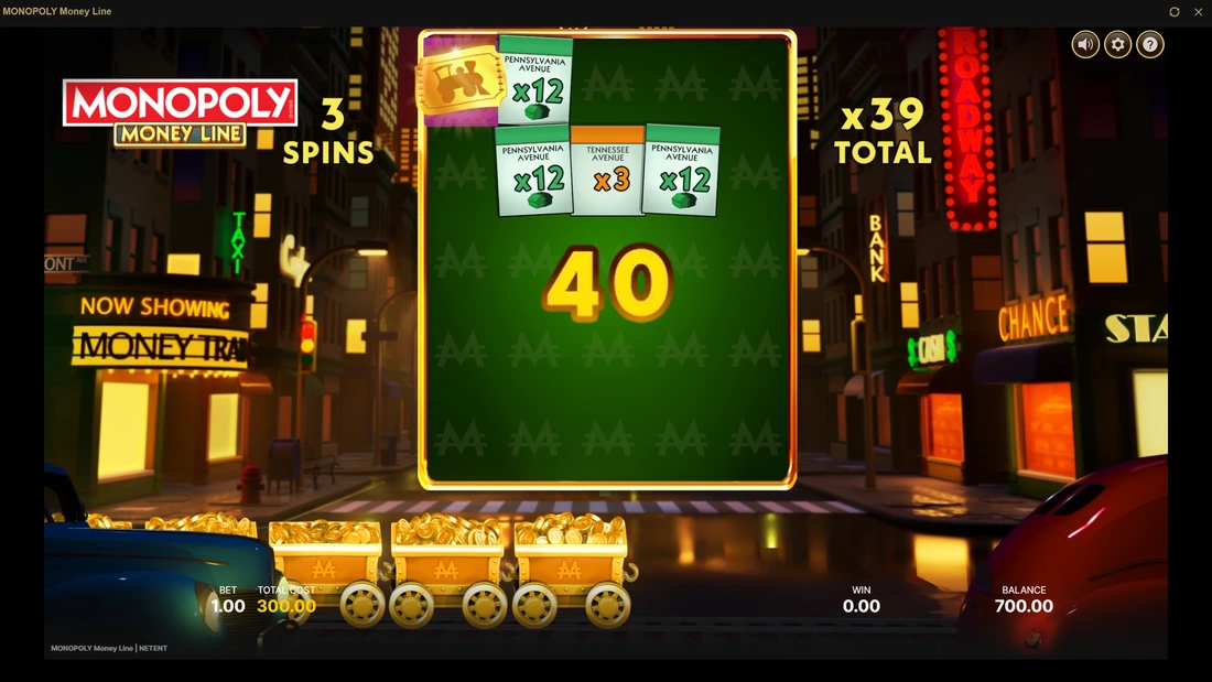 MONOPOLY Money Line Free Spins