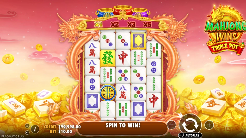 Mahjong Wins Triple Pot - Base Game