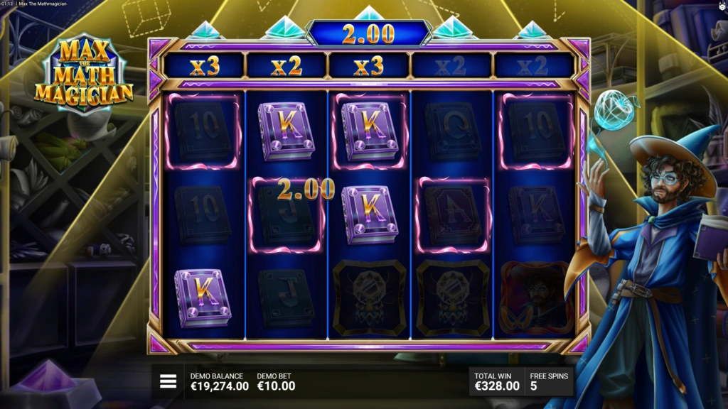 Max The Mathmagician Free Spins