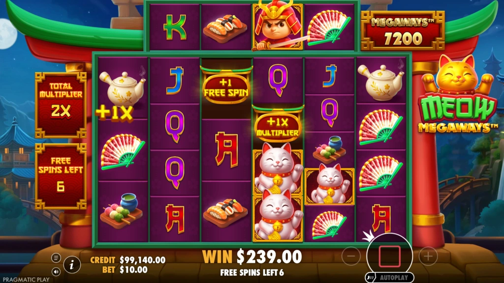 Meow Megaways - Free Spins