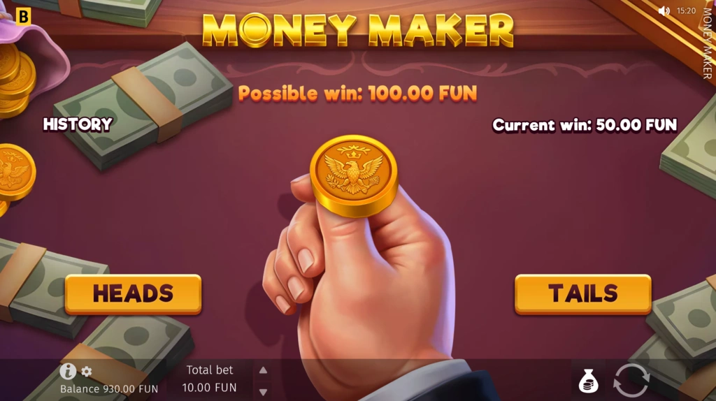Money Maker - Double Up Feature