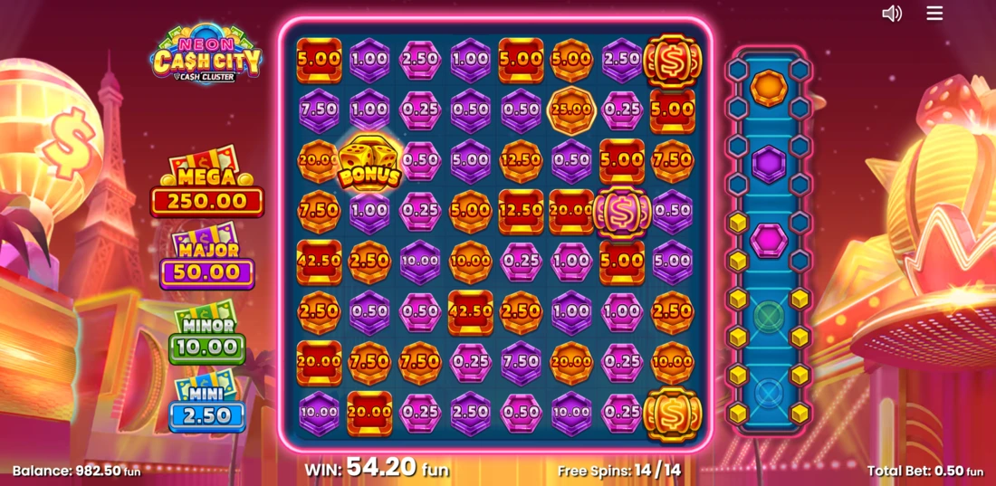 Neon Cash City Free Spins