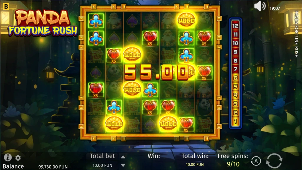 Panda Fortune Rush - Free Spins
