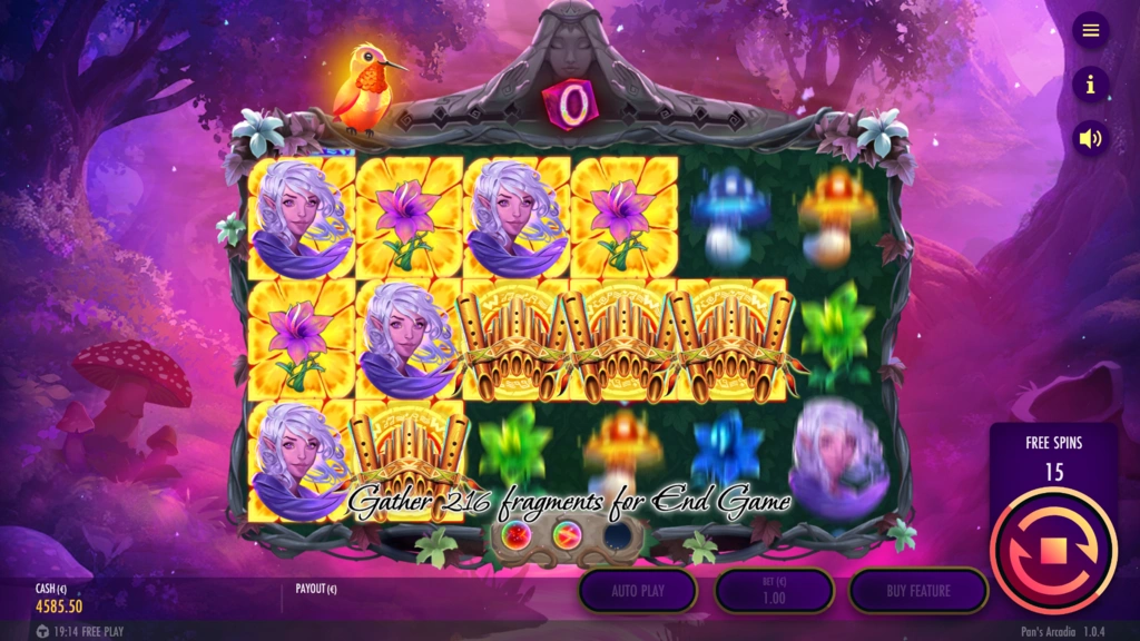 Pans Arcadia - Free Spins