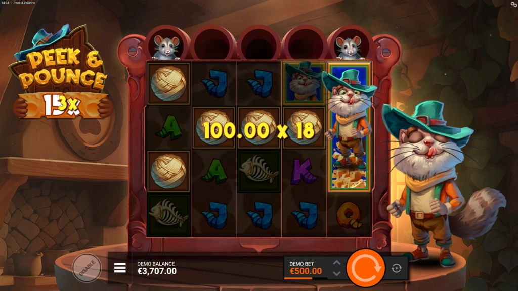 Peek and Pounce - Bonus Game