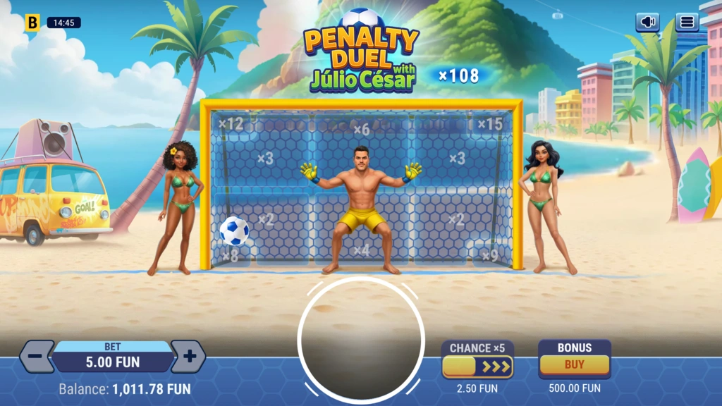 Penalty Duel With Julio Cesar Bonus Game