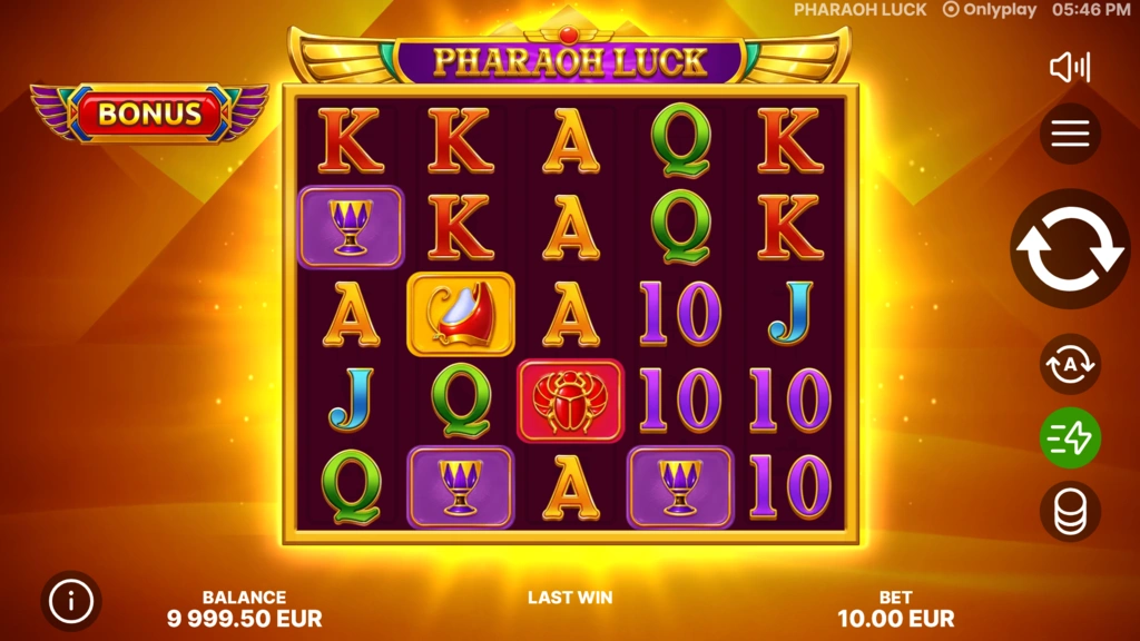 Pharaoh Luck Base Game