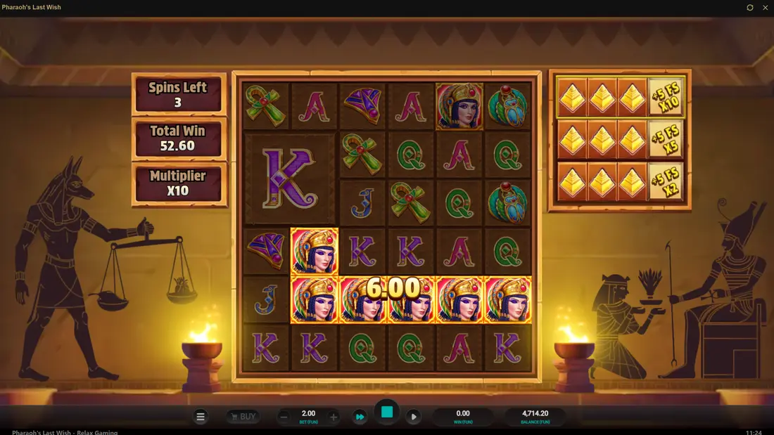 Pharaoh’s Last Wish Bonus Round