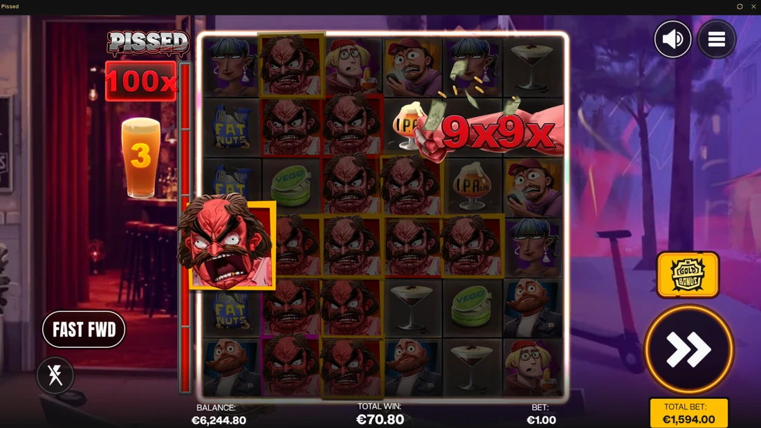 Pissed Gold Bonus