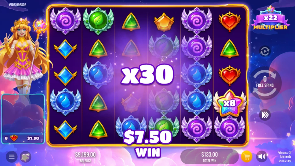 Princess of Elements Free Spins