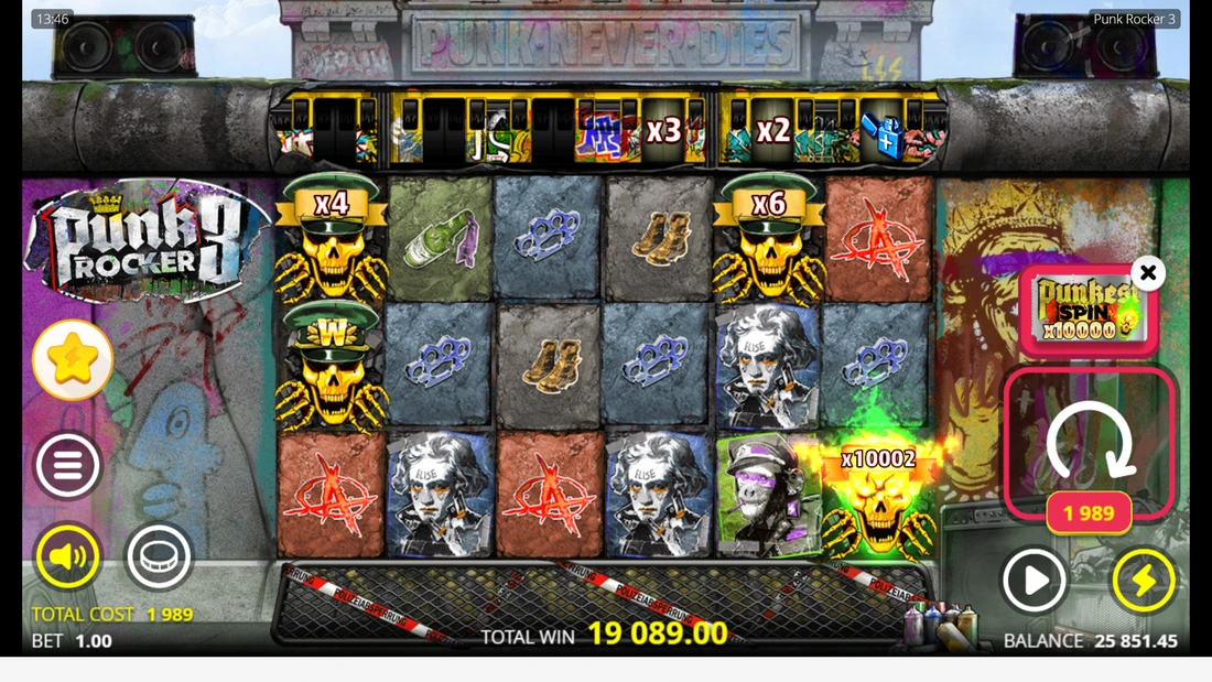 Punk Rocker 3 Max Win