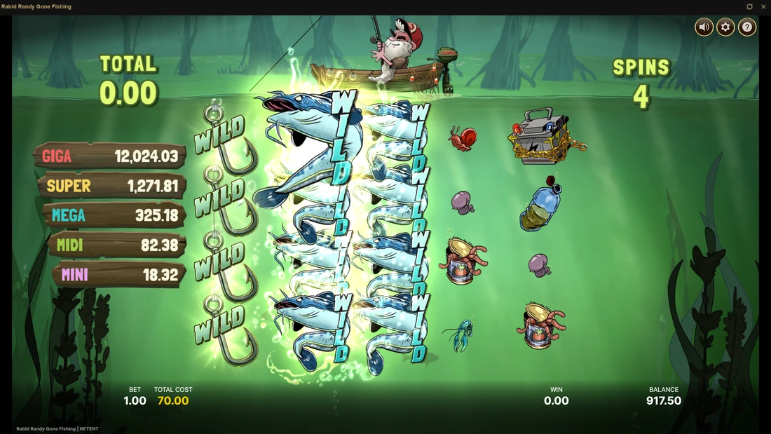 Rabid Randy Gone Fishing Free Spins