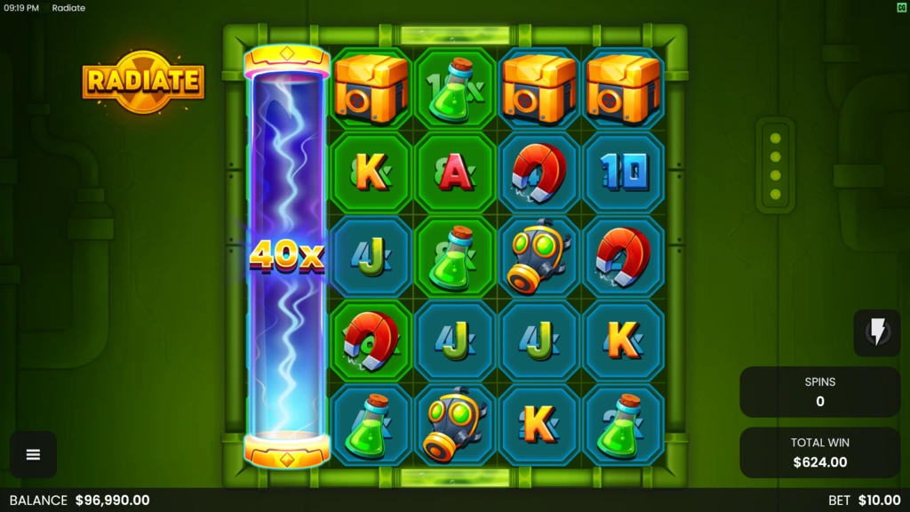 Radiate Free Spins