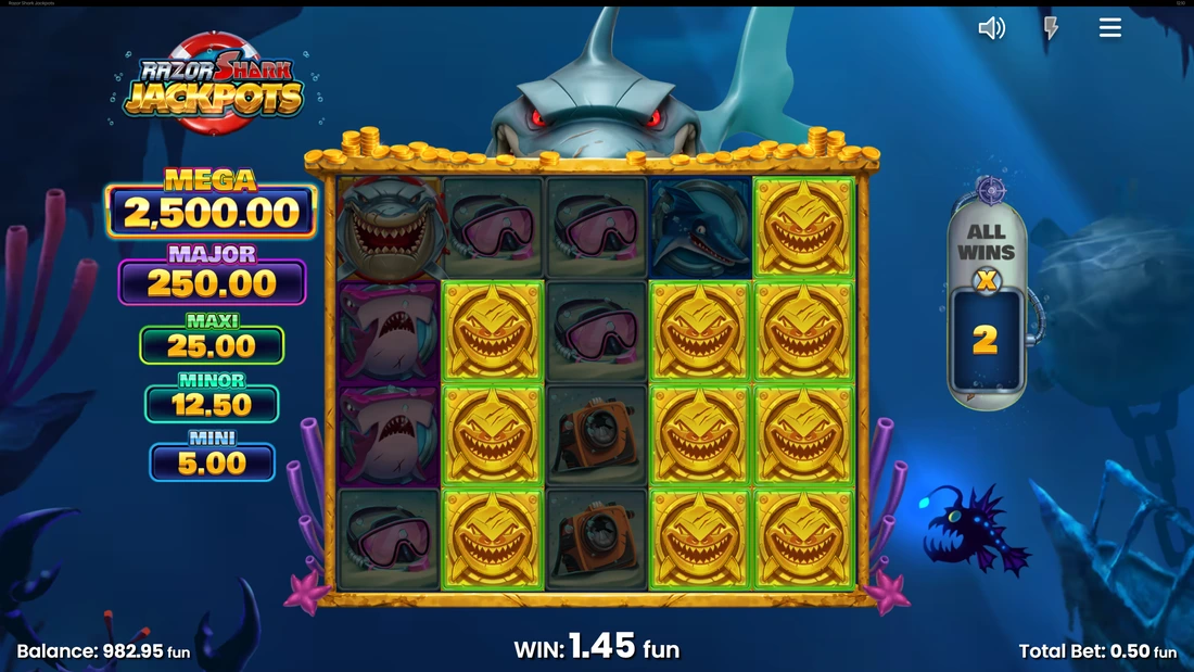 Razor Shark Jackpots Free Spins