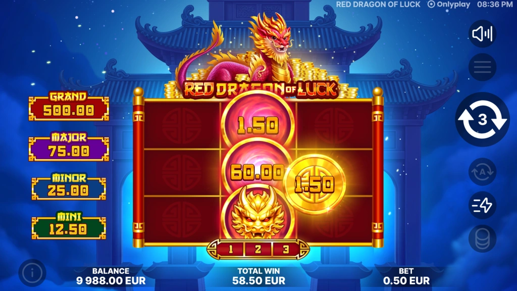 Red Dragon of Luck - Bonus Game