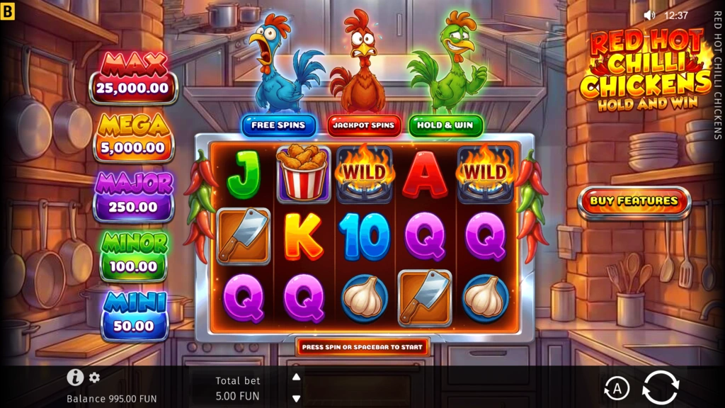 Red Hot Chilli Chickens Base Game