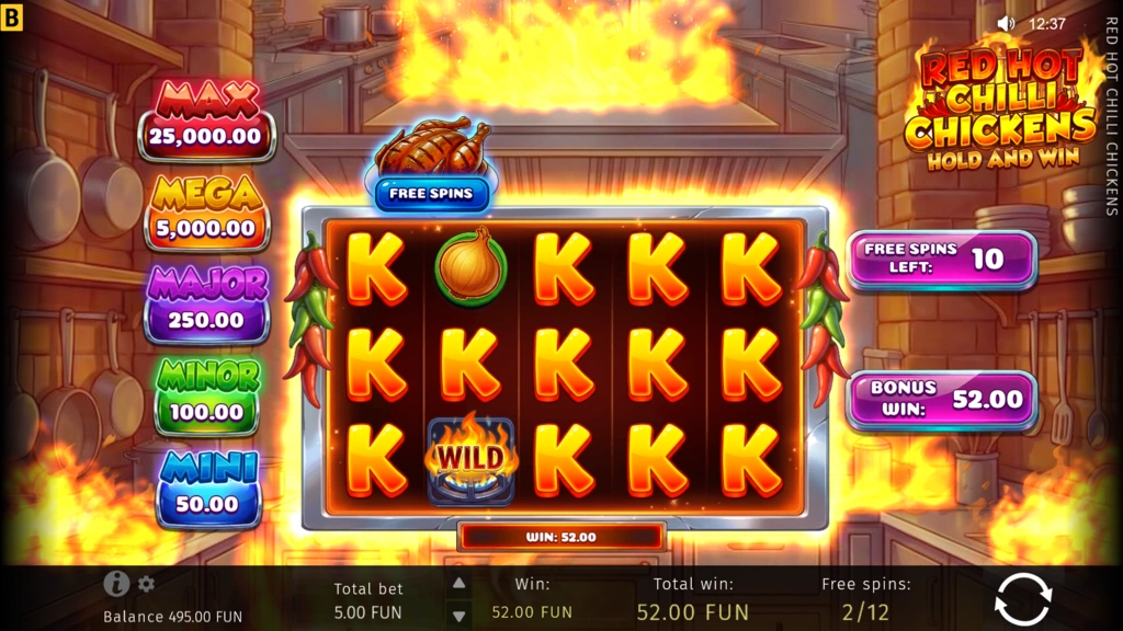 Red Hot Chilli Chickens Free Spins