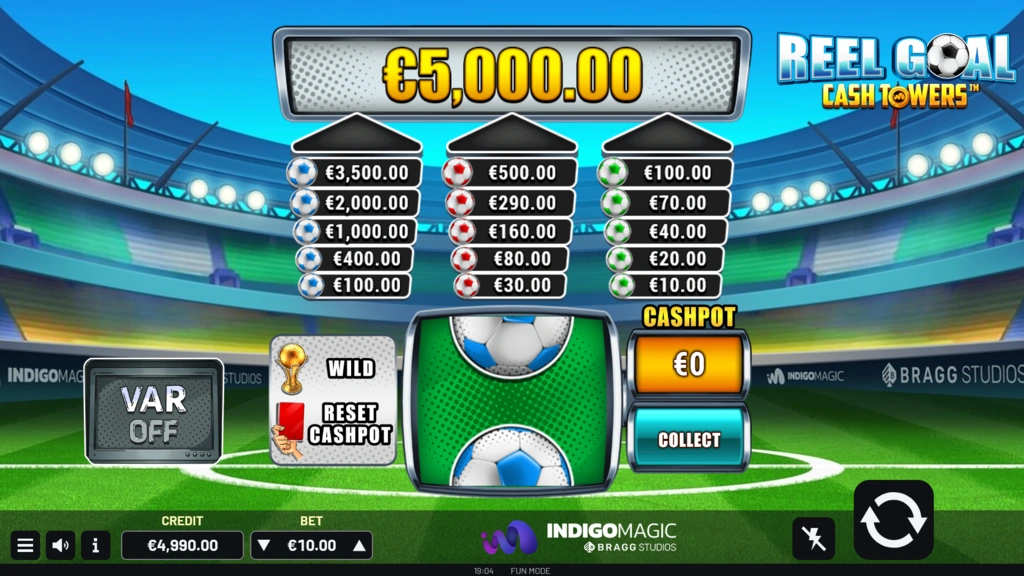 Reel Goal Cash Towers - Base Game