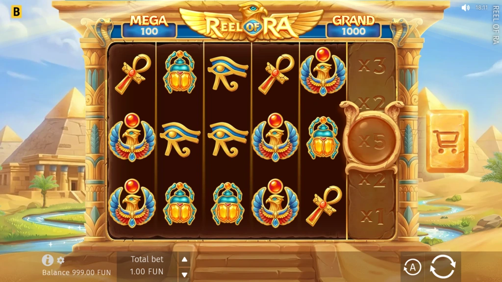 Reel of Ra Base Game