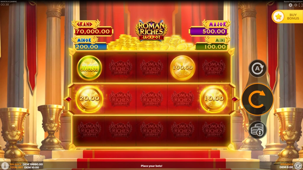 Roman Riches Jackpot - Base Game